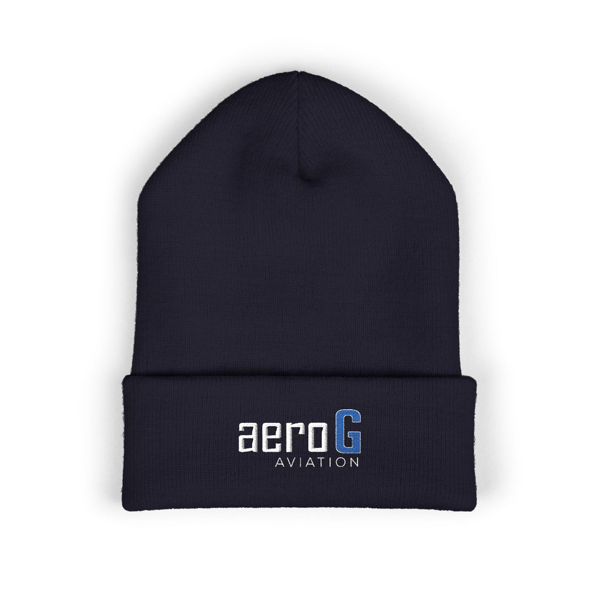 aeroG Embroidered Cuffed Beanie