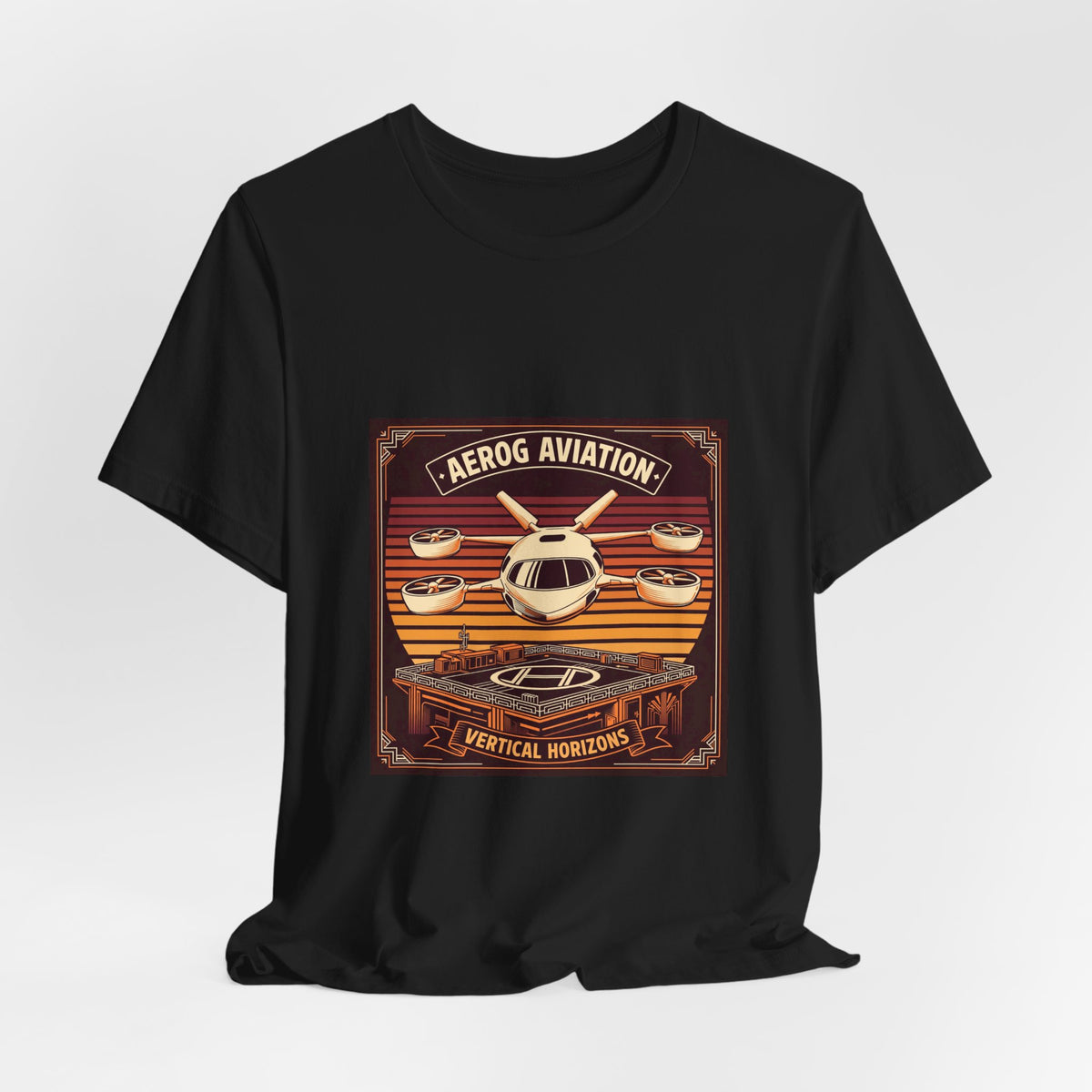 aeroG Sunset Vertiport Tee