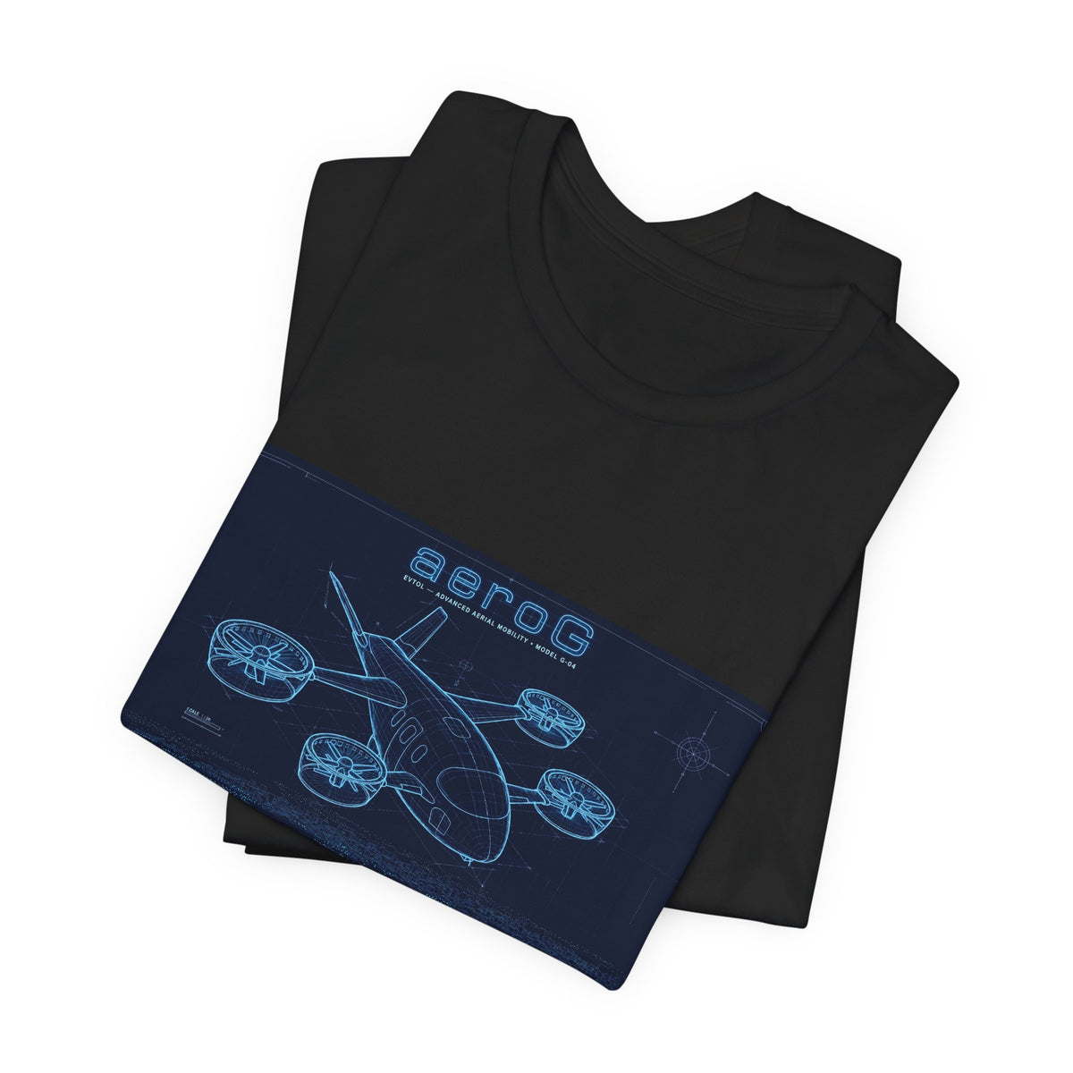 Night Flight Blueprint Tee