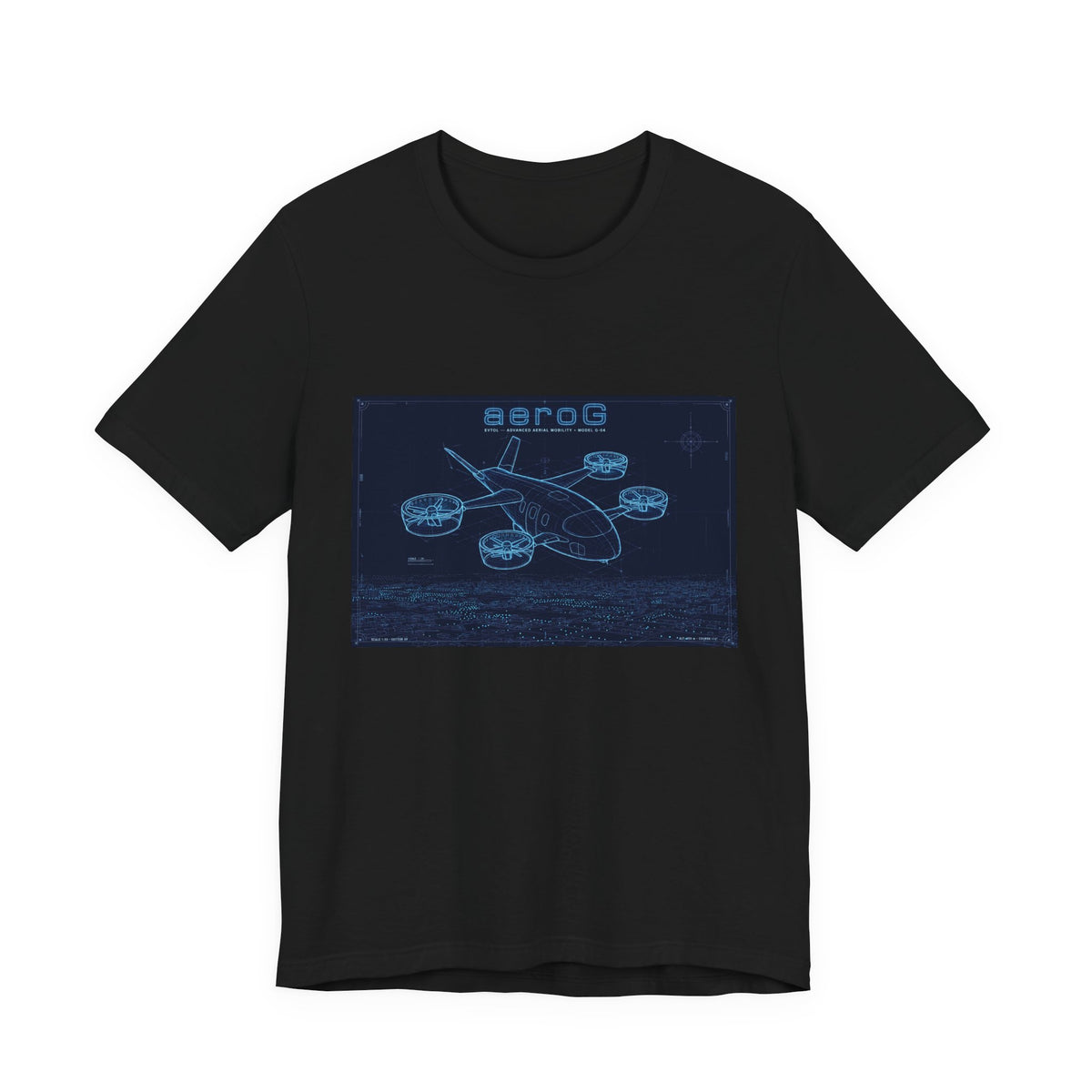 Night Flight Blueprint Tee