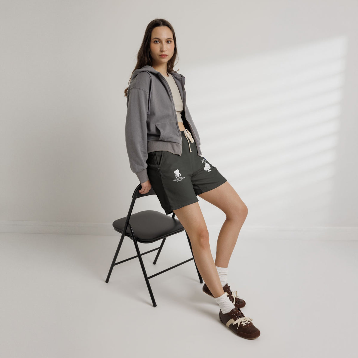 aeroG Garment Dyed Fleece Sweat Shorts