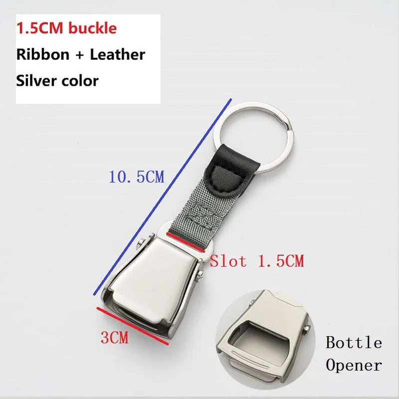 aeroG Aviation Seatbelt Buckle Keychain