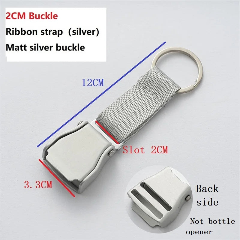 aeroG Aviation Seatbelt Buckle Keychain
