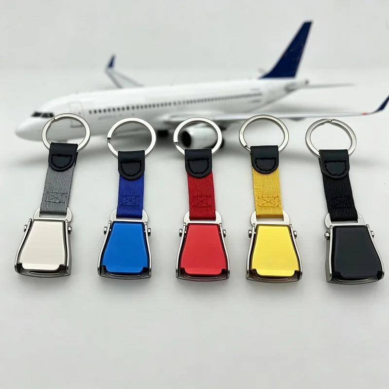 aeroG Aviation Seatbelt Buckle Keychain
