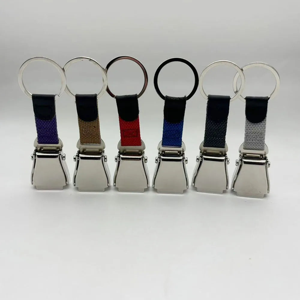 aeroG Aviation Mini Seatbelt Buckle Keychain