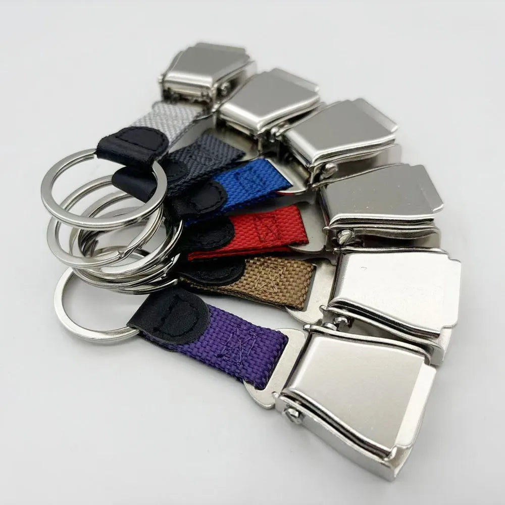 aeroG Aviation Mini Seatbelt Buckle Keychain