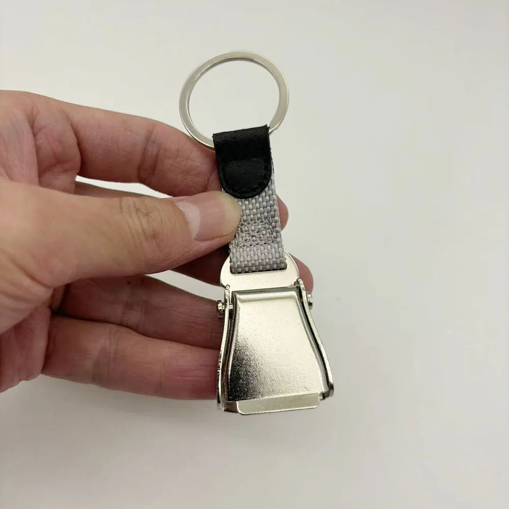 aeroG Aviation Mini Seatbelt Buckle Keychain