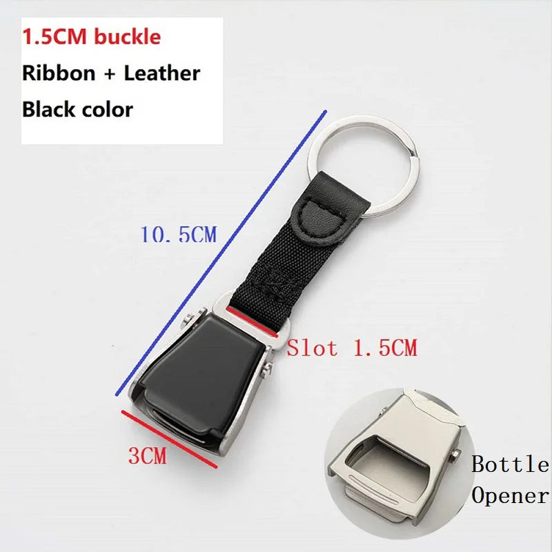 aeroG Aviation Seatbelt Buckle Keychain