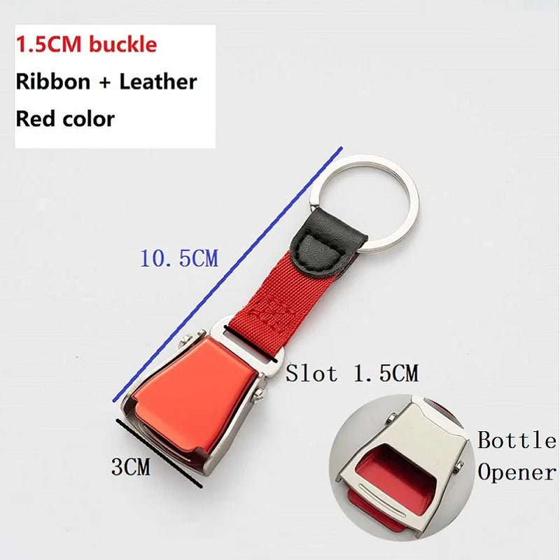 aeroG Aviation Seatbelt Buckle Keychain